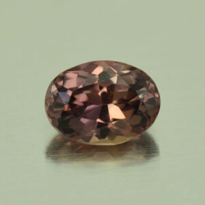PadOrangeSapphire oval 6.4x4.7mm 0.88cts N sa554