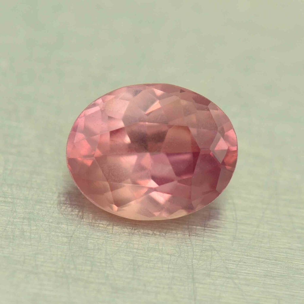 PadOrangeSapphire oval 8.0x6.3mm 1.56cts N sa898