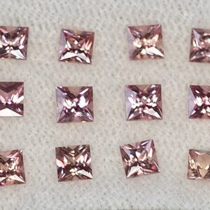 PadOrangeSapphire princess 2.8 3.0mm 2.11cts N sa435