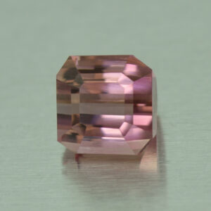 PeachTourmaline eme cut 7.2x7.0mm 2.83cts H tm1223