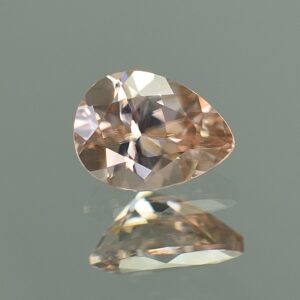 PinkChampagneZircon pearshape 7.9x5.8mm 1.55cts N zn3447 1 SOLD