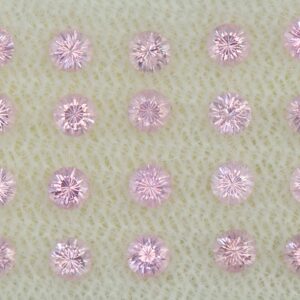 PinkSpinel round box set 2.5mm 1.53cts N sp497