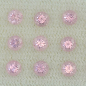 PinkSpinel round box set 3.0mm 2.00cts N sp500