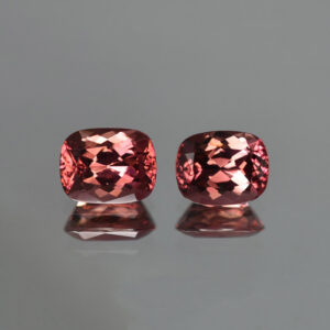 PinkTourmaline cush pair 10.2 9.9x8.0mm 6.27cts N tm1335 crop SOLD