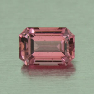 PinkTourmaline eme cut 6.4x4.4mm 0.84cts N tm885 SOLD