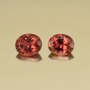 PinkTourmaline oval pair 11.3x9.4mm 7.91cts N tm1355 SOLD