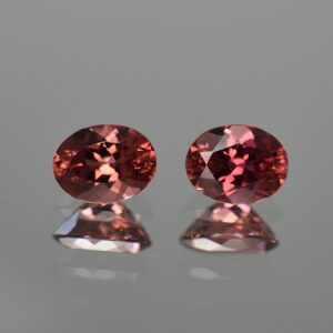 PinkTourmaline oval pair 8.8x6.8mm 3.48cts N tm723