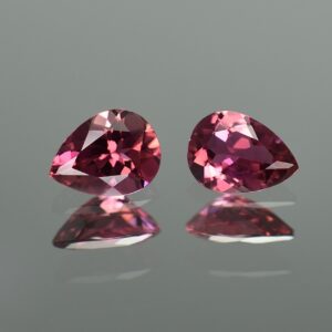 PinkTourmaline pear pair 8.0x5.9mm 1.94cts tm635 SOLD