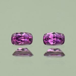 PurpleGarnet cush pair 5.0x3.1mm 0.63cts N pl698