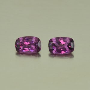 PurpleGarnet cush pair 6.0x4.0mm 1.19cts N pl495