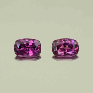 PurpleGarnet cush pair 6.7x4.7mm 1.71cts N pl951 scaled 1