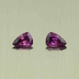 PurpleGarnet drop trill pair 6.1x4.2mm 1.00cts N pl955