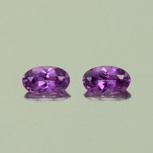 PurpleGarnet oval pair 5.0x3.0mm 0.51cts N pl718