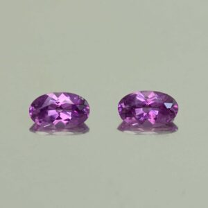 PurpleGarnet oval pair 5.0x3.0mm 0.52cts N pl719
