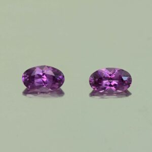 PurpleGarnet oval pair 5.0x3.0mm 0.54cts N pl720
