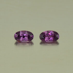 PurpleGarnet oval pair 5.0x3.0mm 0.57cts N pl502