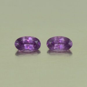 PurpleGarnet oval pair 5.0x3.0mm 0.57cts N pl503