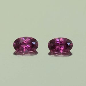 PurpleGarnet oval pair 5.5x3.5mm 0.78cts N pl730