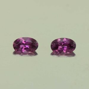 PurpleGarnet oval pair 5.5x3.5mm 0.78cts N pl733