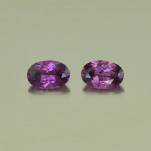 PurpleGarnet oval pair 6.0x4.0mm 1.03cts N pl508