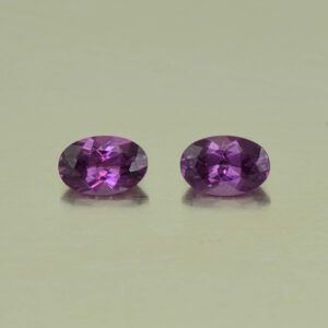 PurpleGarnet oval pair 6.0x4.0mm 1.07cts N pl511