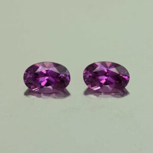 PurpleGarnet oval pair 6.0x4.0mm 1.08cts N pl739