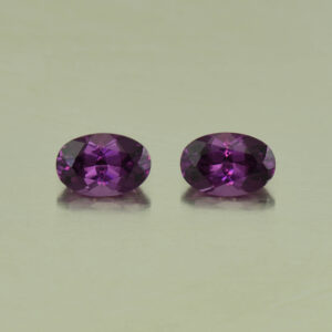 PurpleGarnet oval pair 6.0x4.0mm 1.15cts N pl513