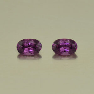 PurpleGarnet oval pair 6.0x4.0mm 1.15cts N pl514