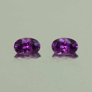 PurpleGarnet oval pair 6.0x4.0mm 1.16cts N pl742
