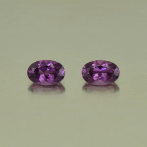 PurpleGarnet oval pair 6.0x4.0mm 1.17cts N pl515
