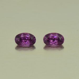 PurpleGarnet oval pair 6.0x4.0mm 1.18cts N pl516