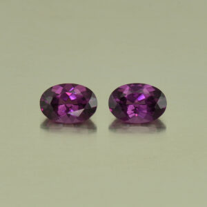 PurpleGarnet oval pair 6.5x4.5mm 1.50cts N pl527