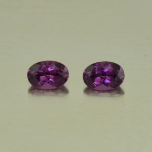 PurpleGarnet oval pair 6.5x4.5mm 1.63cts N pl530
