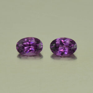 PurpleGarnet oval pair 6.9x4.5mm 1.43cts N pl524