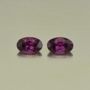 PurpleGarnet oval pair 8.5x5.5mm 2.82cts N pl591