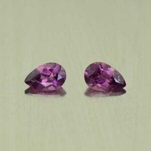 PurpleGarnet pear pair 5.4x3.4mm 0.68cts N pl962