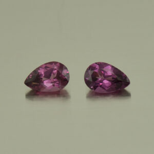 PurpleGarnet pear pair 5.6x3.7mm 0.77cts N pl704 SOLD