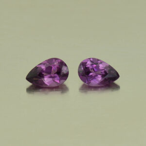 PurpleGarnet pear pair 6.0x4.0mm 0.89cts N pl545