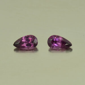 PurpleGarnet pear pair 6.9x4.0mm 1.13cts N pl547