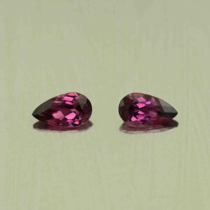 PurpleGarnet pear pair 7.0x4.0mm 1.10cts N pl964