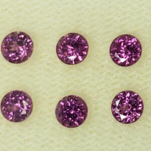 PurpleGarnet round 3.5mm 2.35cts 10pcs pl614 SOLD