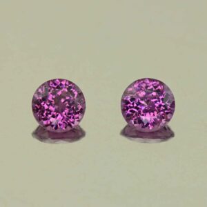 PurpleGarnet round pair 4.0mm 0.61cts N pl967 SOLD