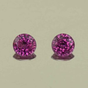 PurpleGarnet round pair 4.0mm 0.61cts N pl968