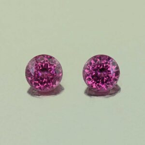 PurpleGarnet round pair 4.0mm 0.64cts N pl849