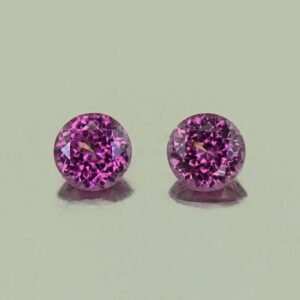 PurpleGarnet round pair 4.0mm 0.65cts N pl767