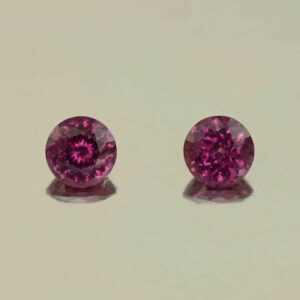 PurpleGarnet round pair 4.0mm 0.69cts N pl972