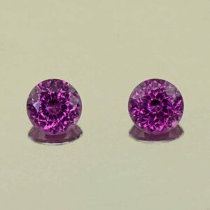 PurpleGarnet round pair 4.5mm 0.91cts N pl977