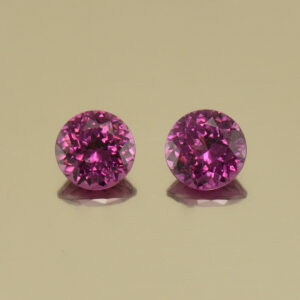 PurpleGarnet round pair 4.6mm 0.89cts N pl635 SOLD