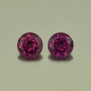 PurpleGarnet round pair 5.0mm 1.22cts N pl634 SOLD