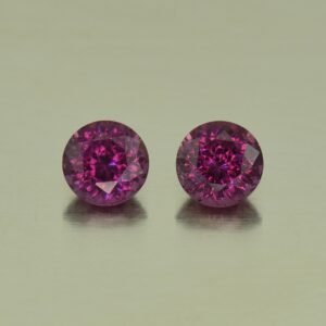 PurpleGarnet round pair 5.2mm 1.42cts N pl627 SOLD